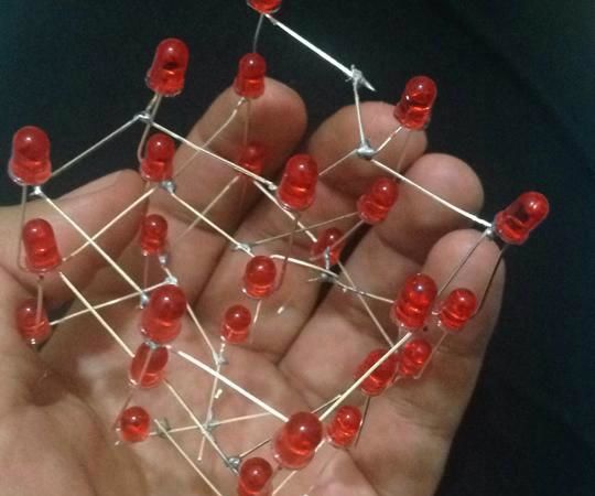 LED Cube 3x3x3 With  Arduino