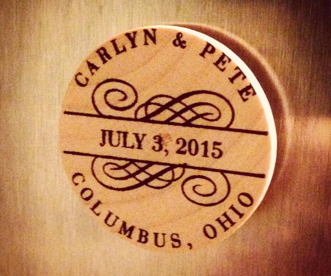 Wooden Save the Date Magnets
