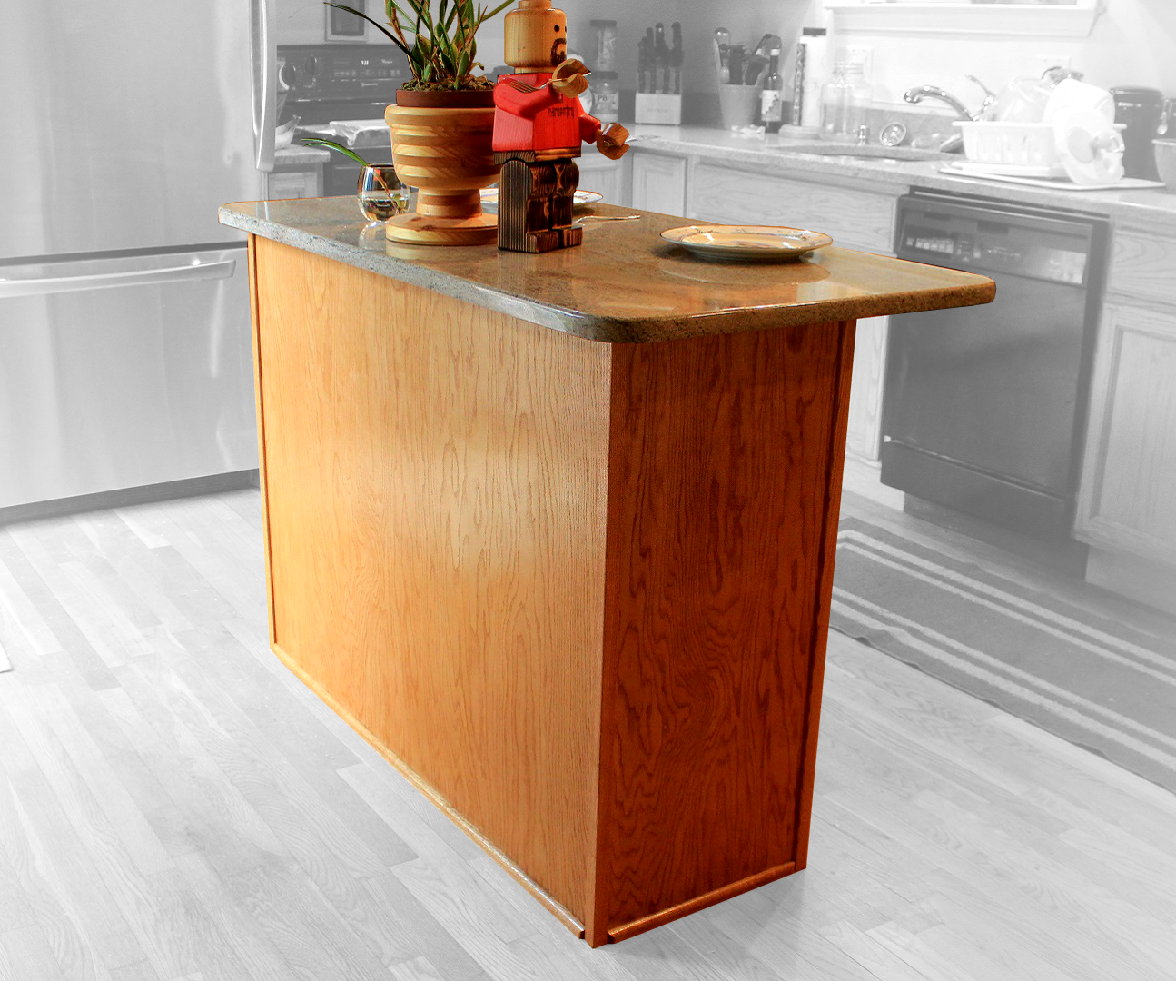 Simple Kitchen Island Build
