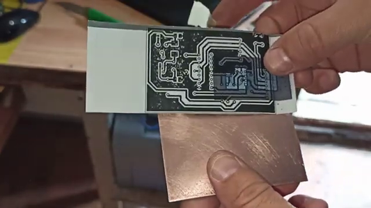Stick Paper to Copper Clad