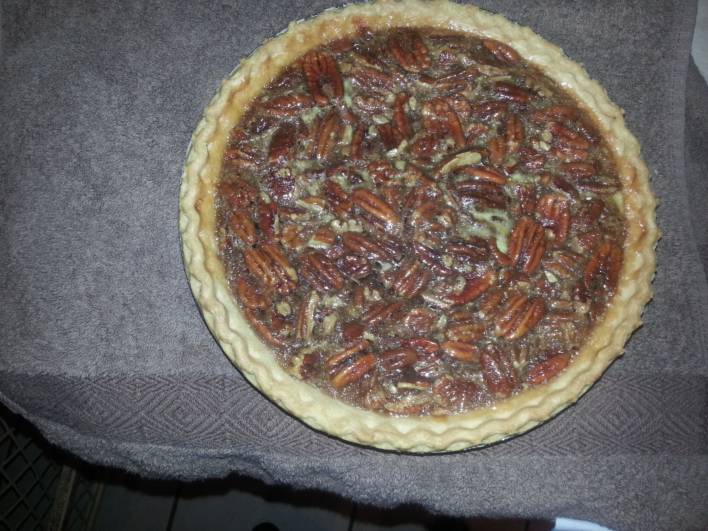 Brandy Rum Maple Pecan Pie