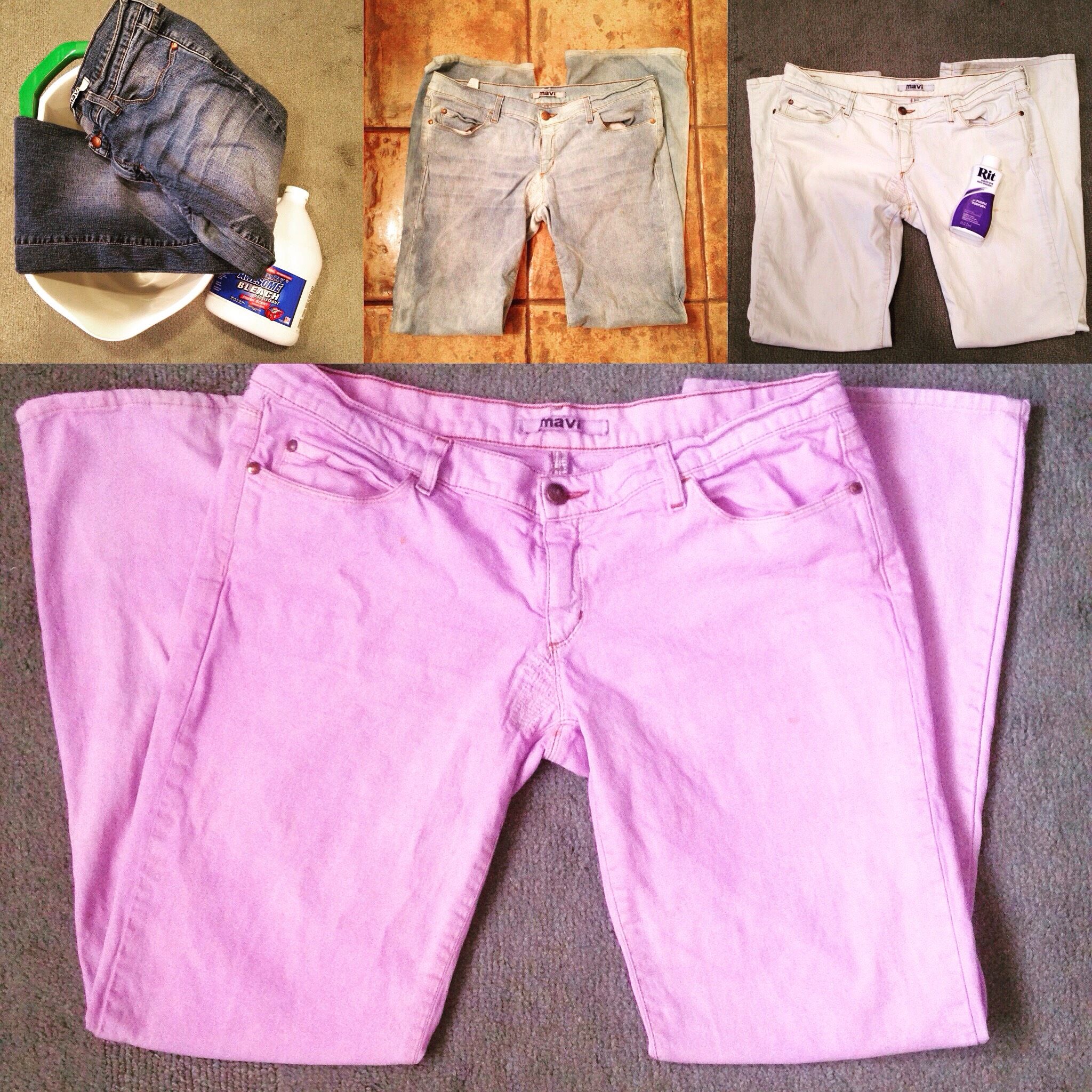 Turn Your Blue Jeans a Pastel Color 8 Steps (with Pictures