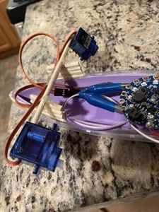 Building the Boat's Motor Attachments 