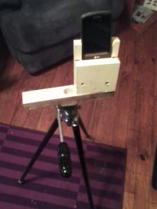 Quick and Dirty Phone Mount for Video Capture 30 Minutes or Less