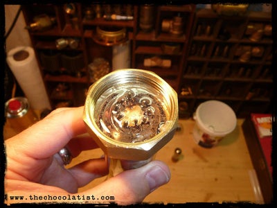 Mount the Big Old Vacuum Tube to the Brass Ring