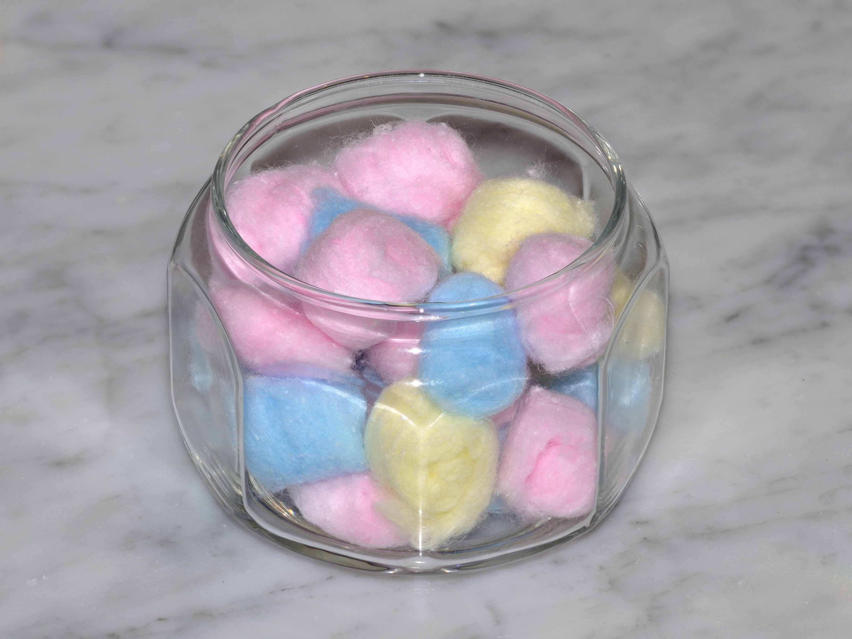 Holiday Cotton Ball Decoration