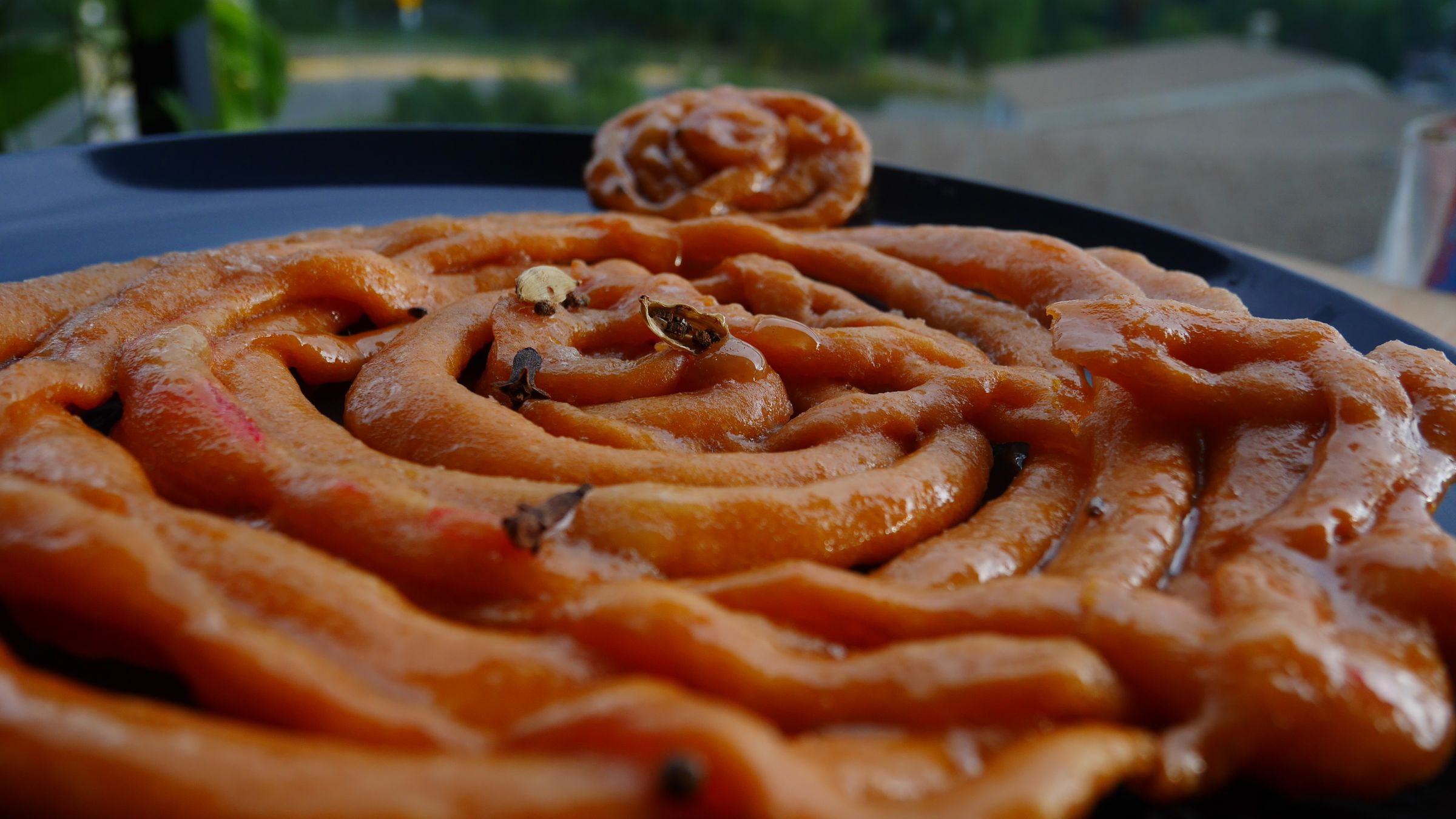 Giant Sized Jalebi; Indian Funnel Cake 5 Steps (with Pictures