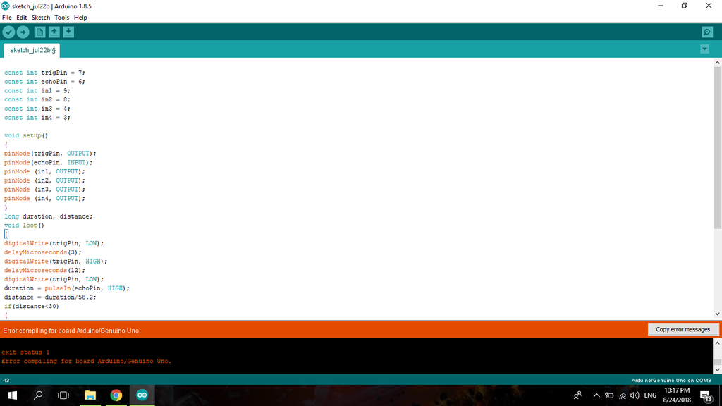 Obstacle Avoiding Robot : 14 Steps - Instructables