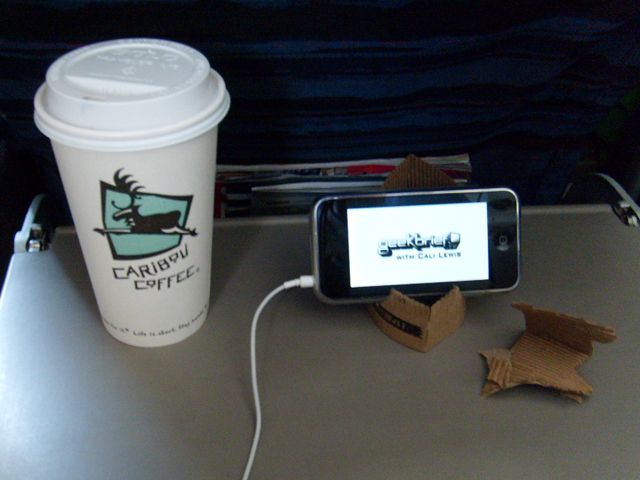 Coffee and a Movie - iPhone Stand