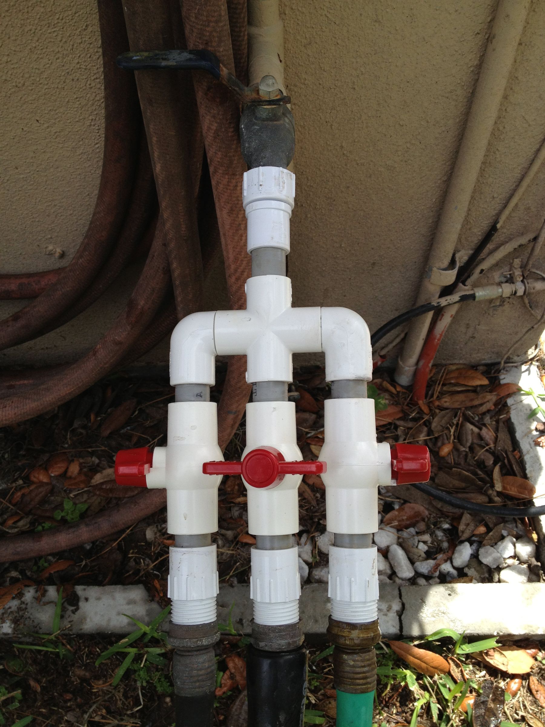 Garden Hose Manifold