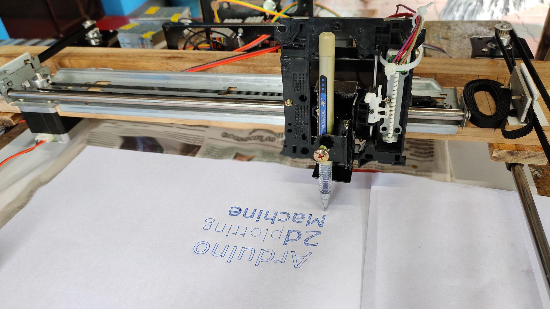 The Arduino CNC Drawing Machine | 2d Plotter | How to Make Arduino 2d ...