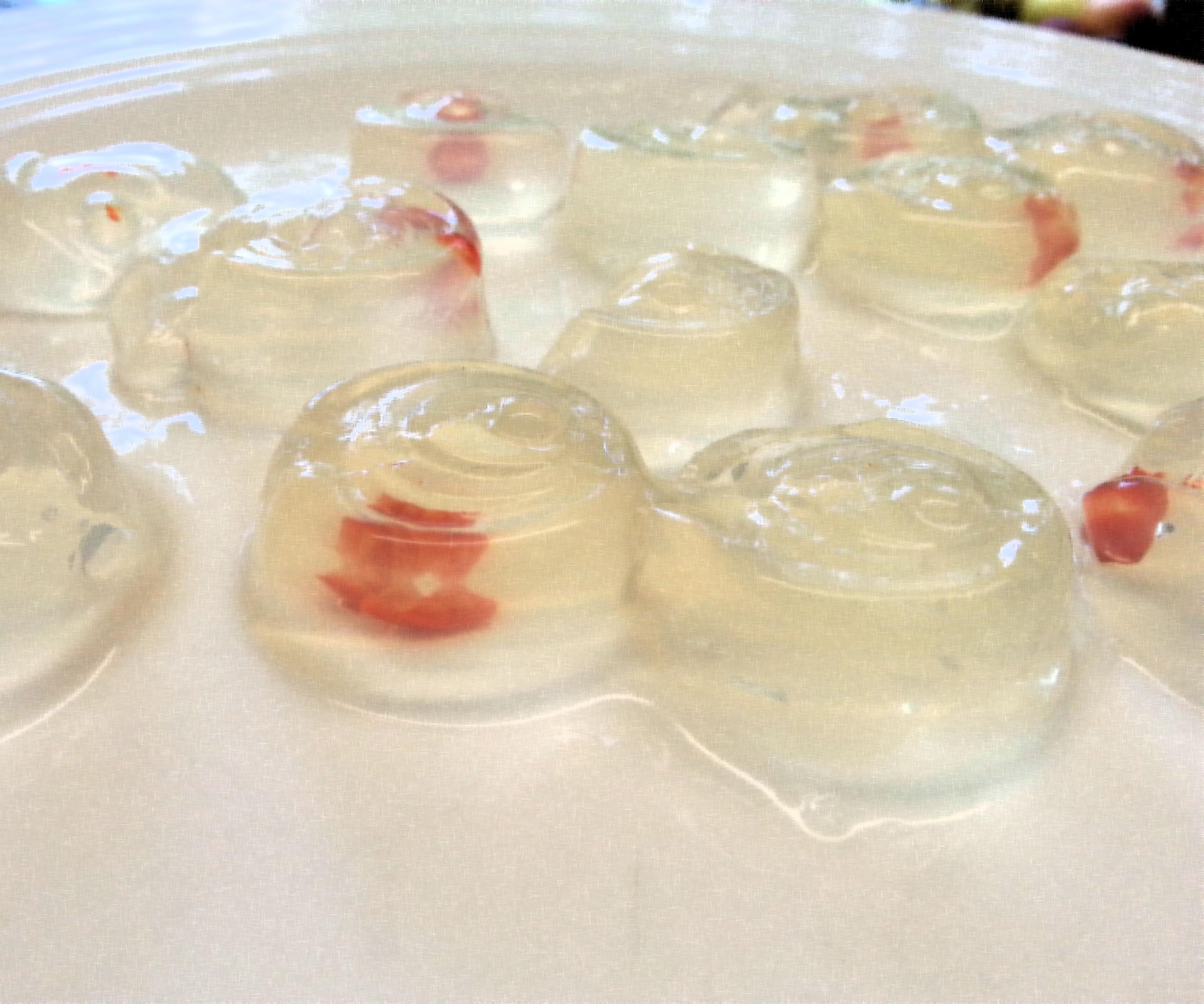 Tequila, chilli and lime jelloshots