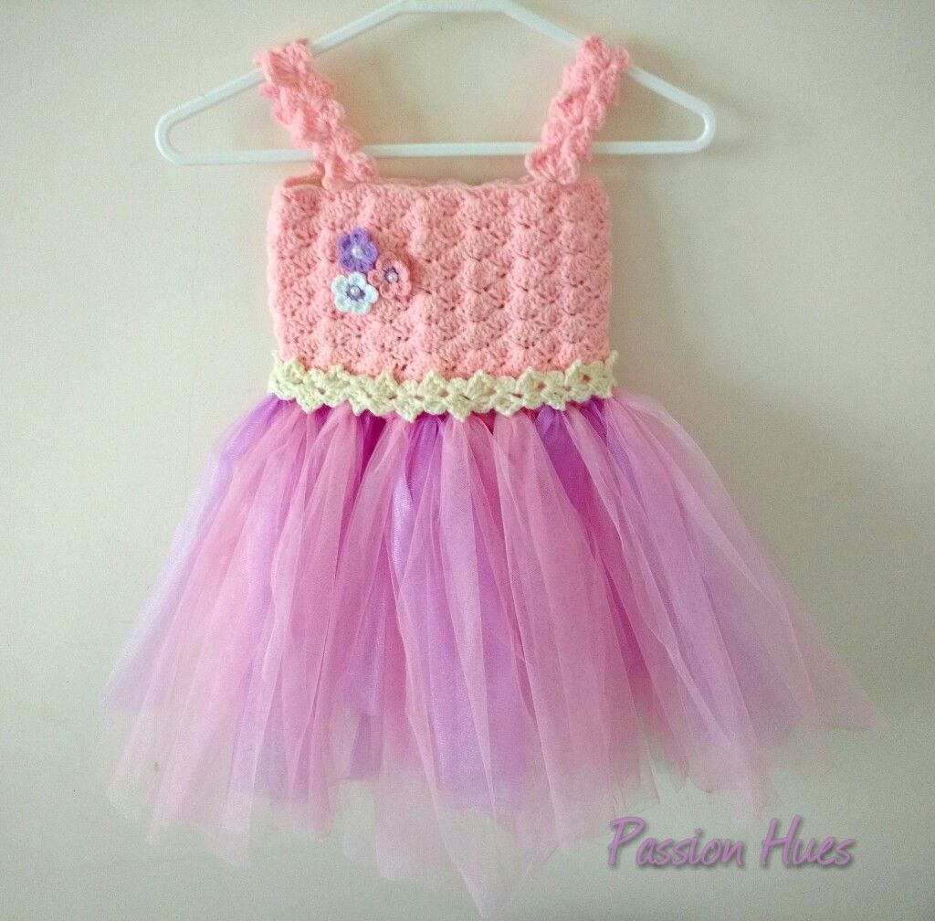 crochet headband tutu dress Lovely Girls Pink Cartoon Tutu Dress Baby Mickey Minnie Crochet Tulle Tutus with Dots Bow and Headband Kids Birthday Party Dress