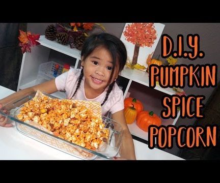 DIY Pumpkin Spice Popcorn Recipe