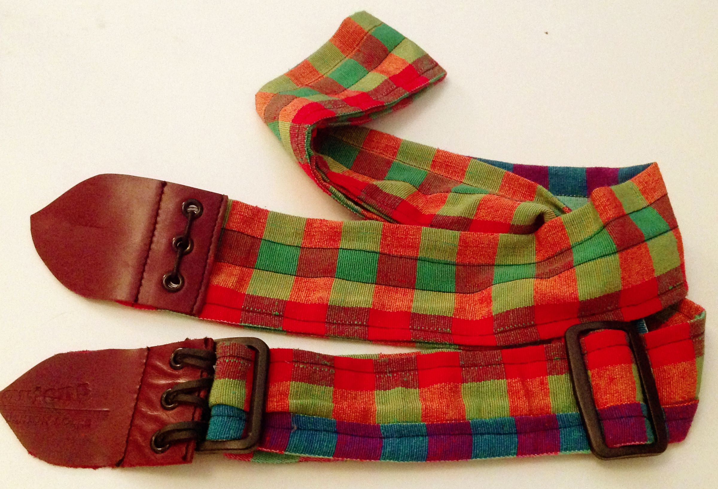 Guitar Strap From Old Boots!