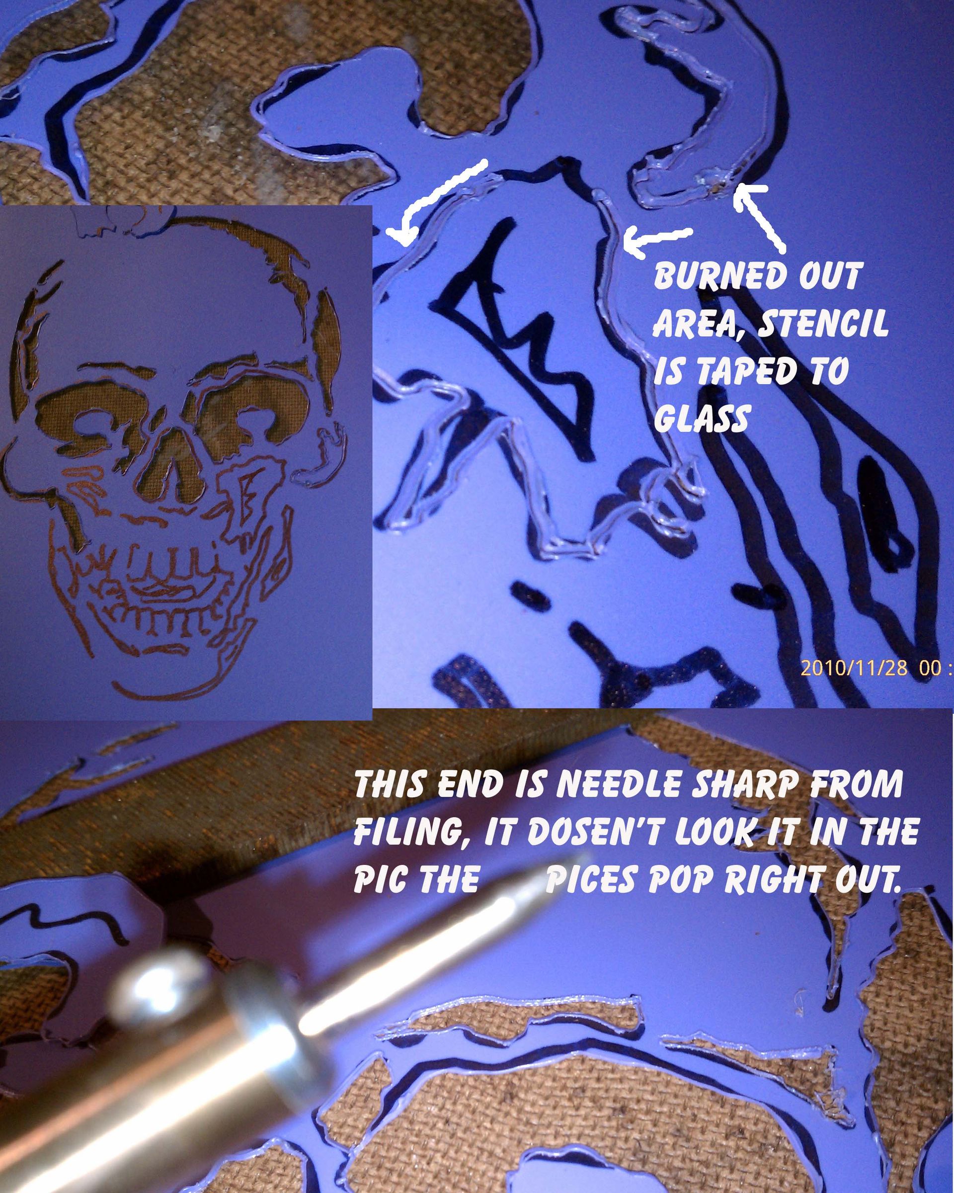 AIRBRUSH STENCIL CUTTING MADE EASYSOLDERING IRON.... 3 Steps
