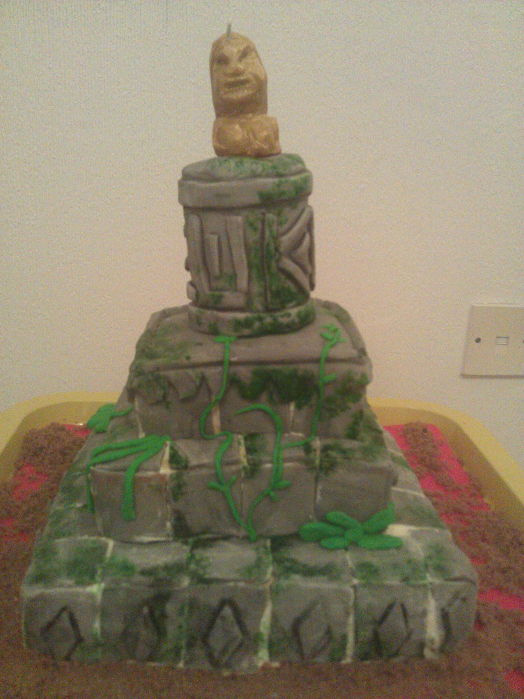 Indiana Jones Tomb Cake