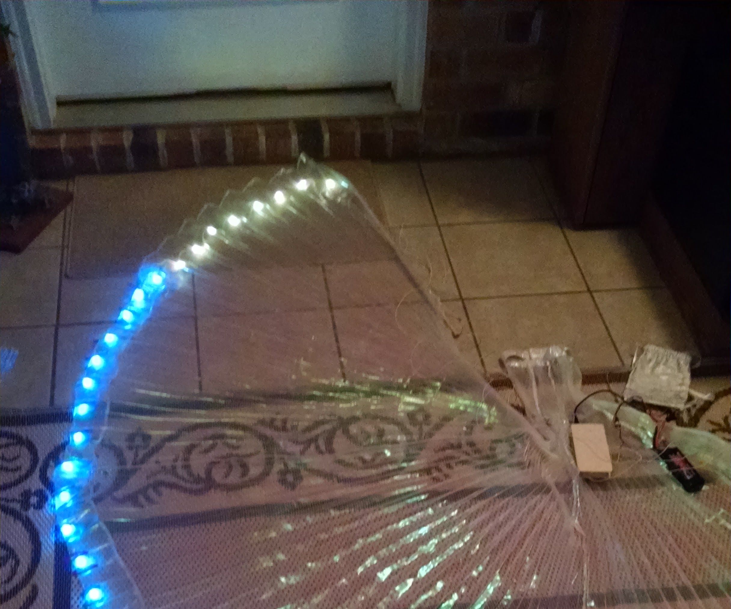 LED Isis Wings (with Non-functioning Capacitive Touch Sensors)