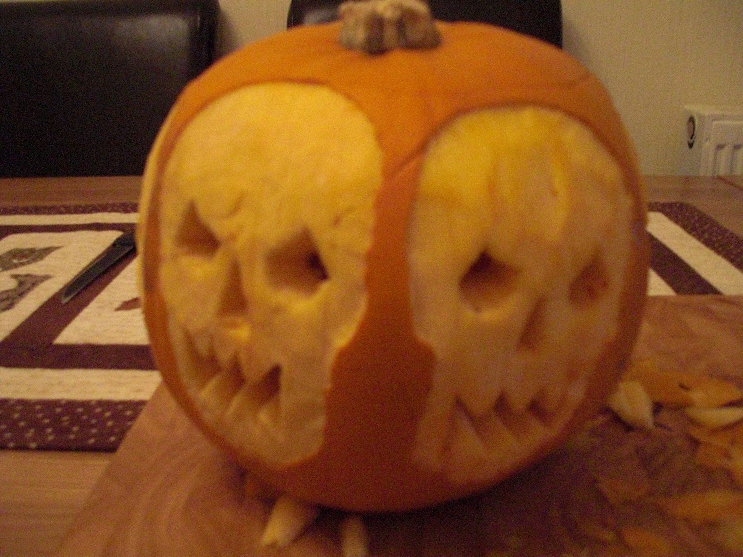 How to Carve an Eccentric Pumpkin With No Special Tools