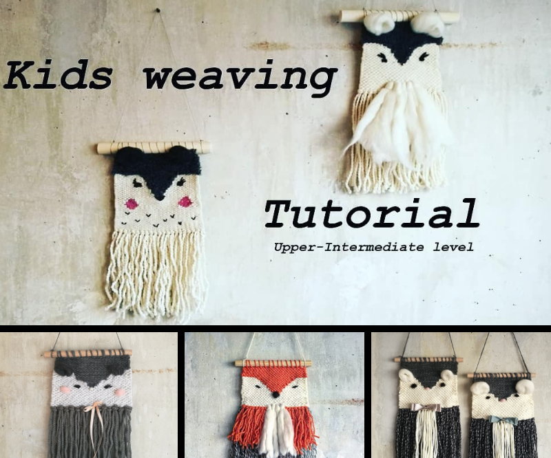Kids Weaving for Nursery Room