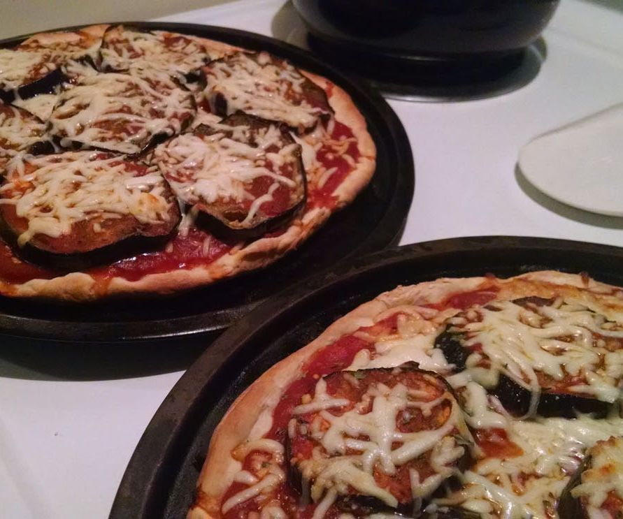 Hearty Eggplant Pizza