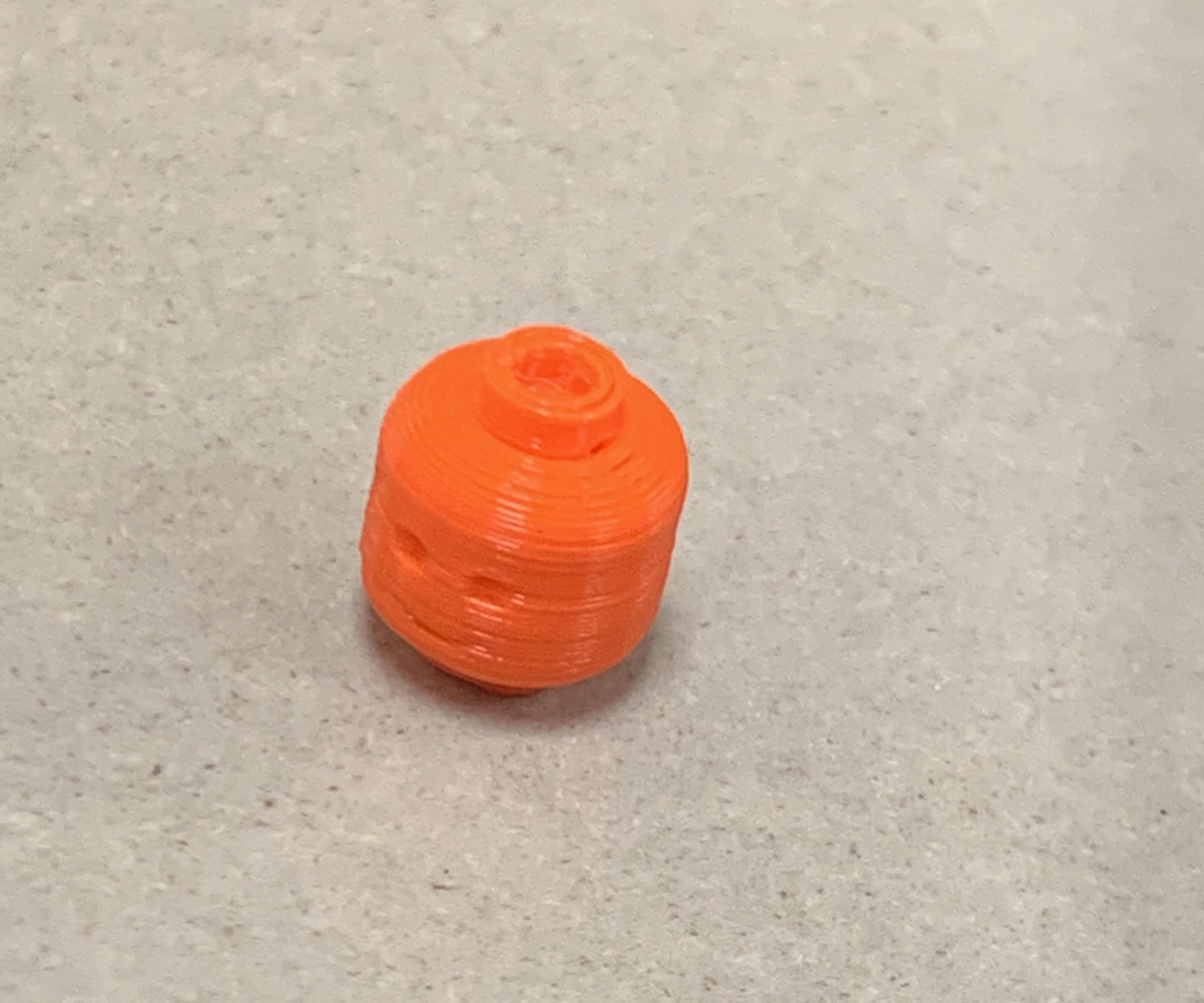 Fusion 360 3D Printed Minifig Lego Head