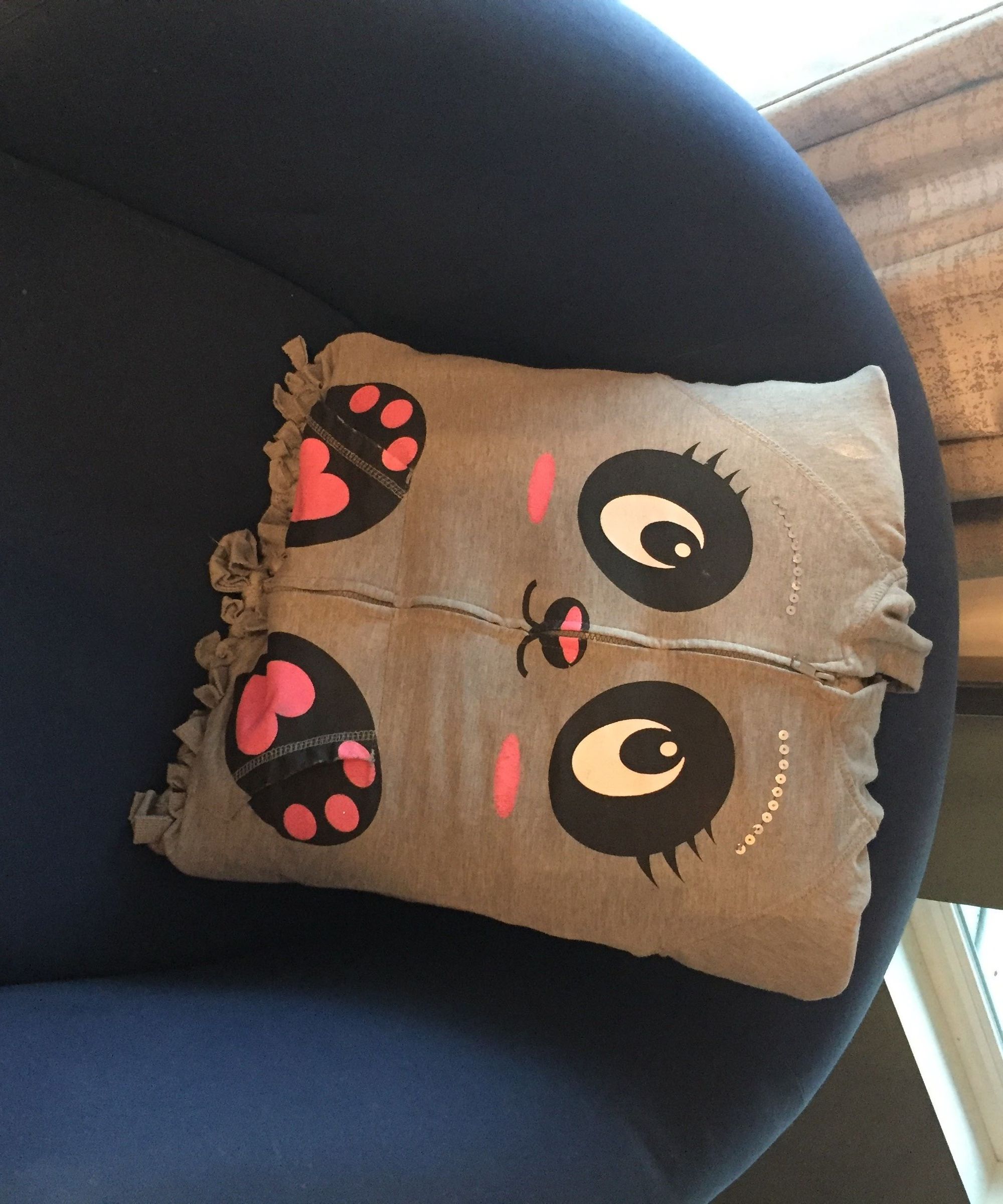 Cute No-sew Throw Pillow Case