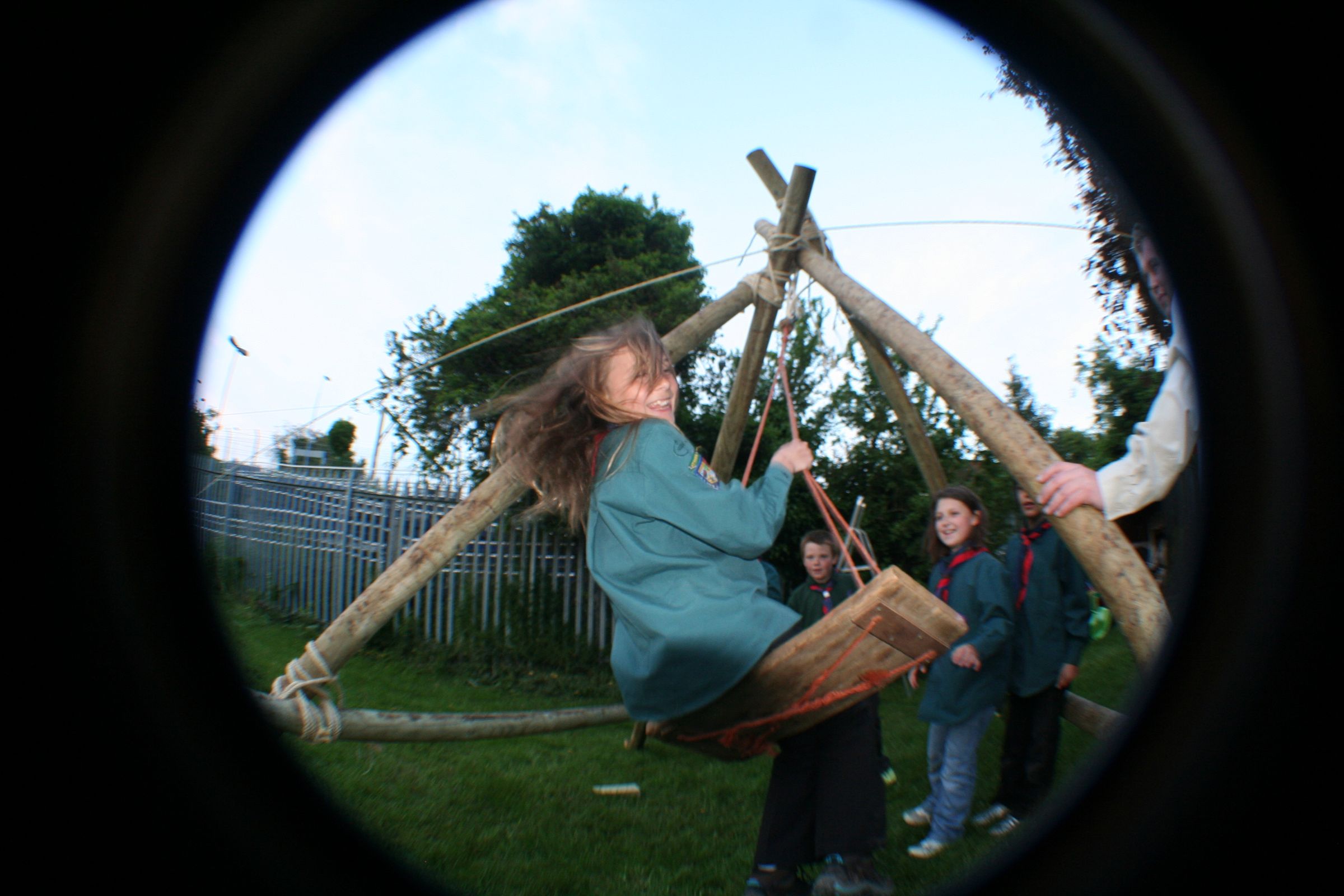 Simple Pioneering - Build a Swing From Wood Poles!
