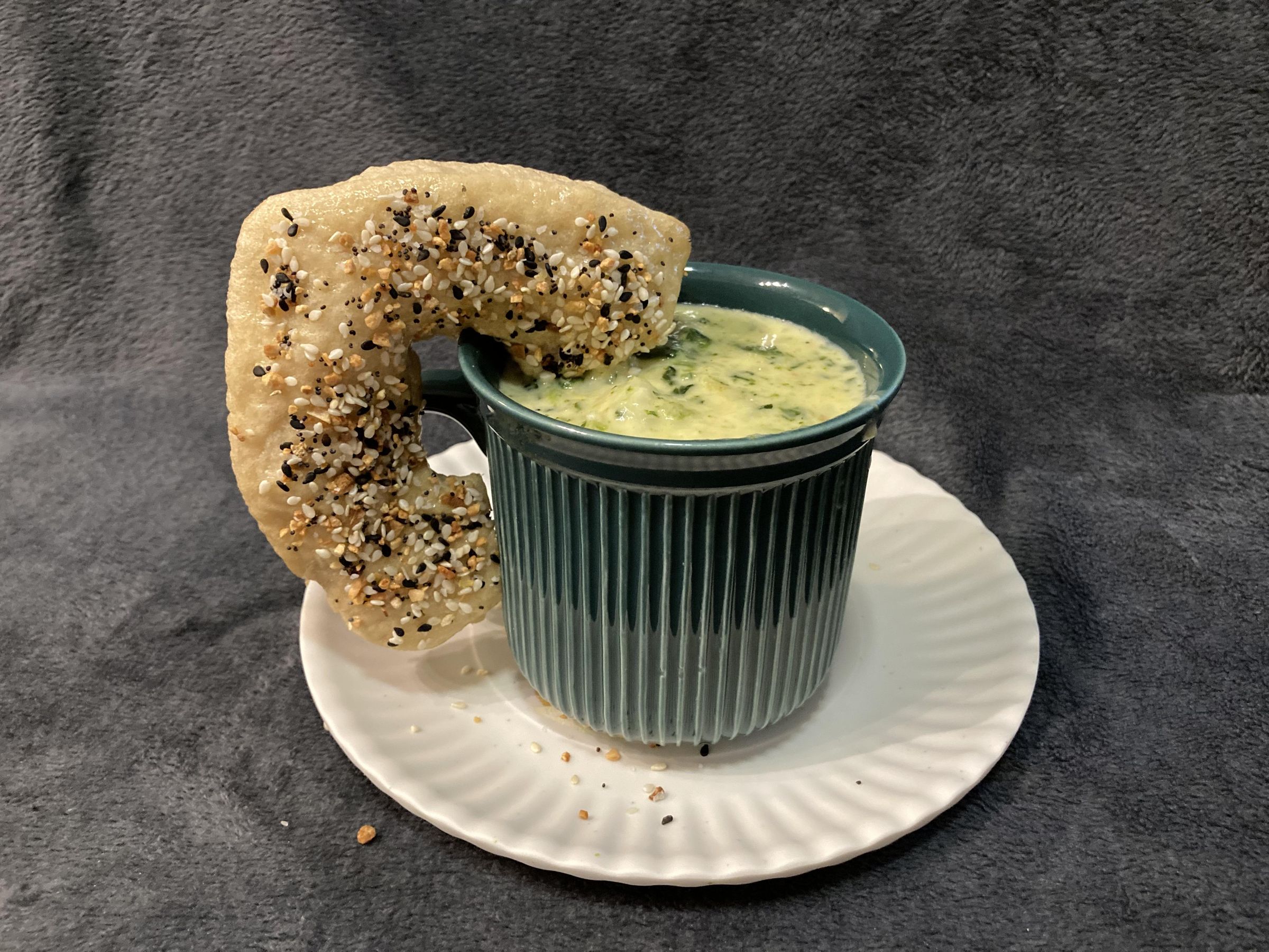 Velveeta Beer Cheese Broccoli, Spinach, and Cabbage Soup With Steamed