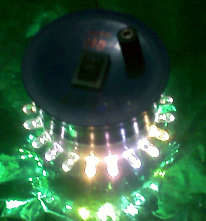 Low Cost LED Light Using Old Mobile Battery