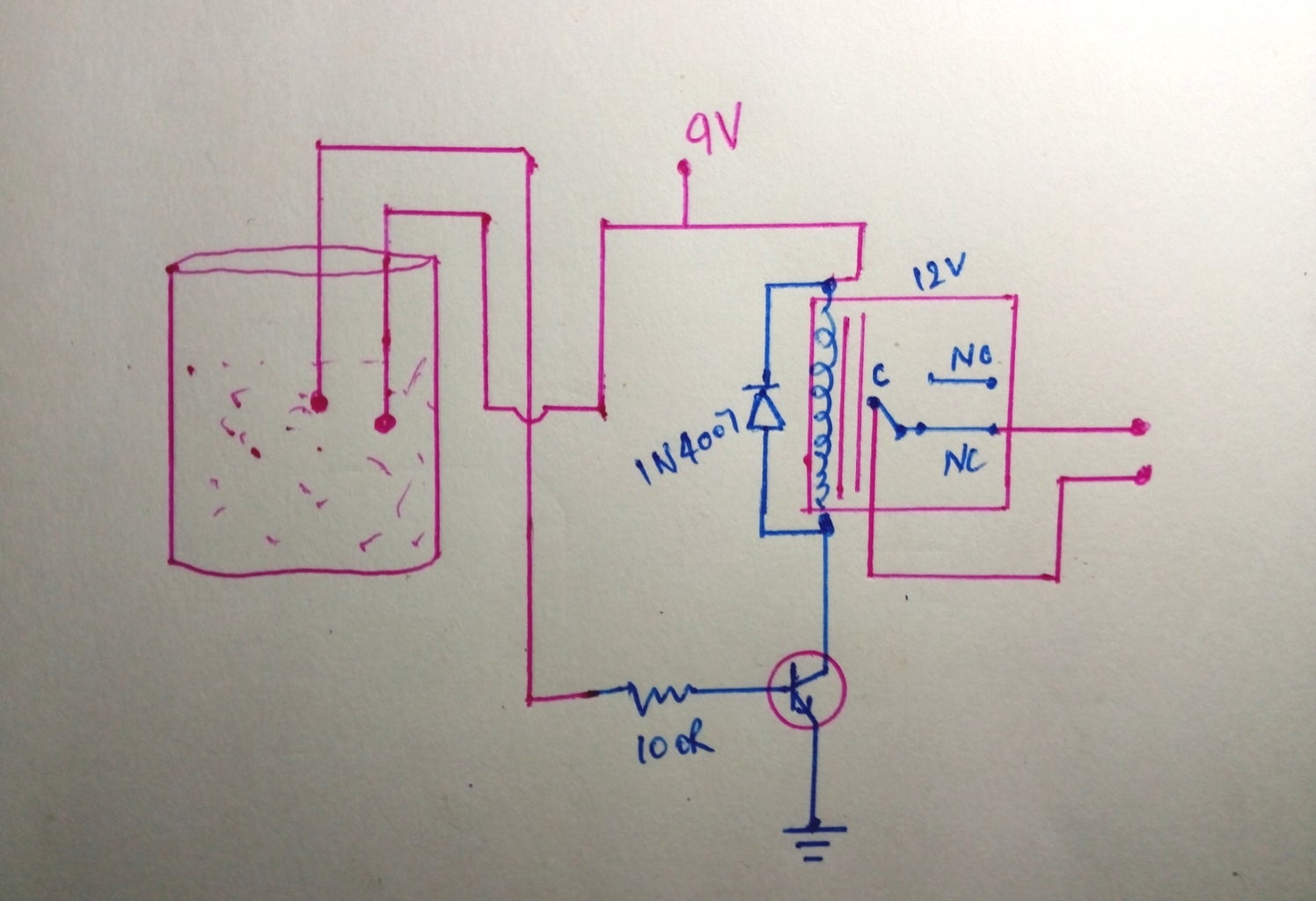 Automatic Water Pump Motor Controller : 12 Steps Circuit Diagram