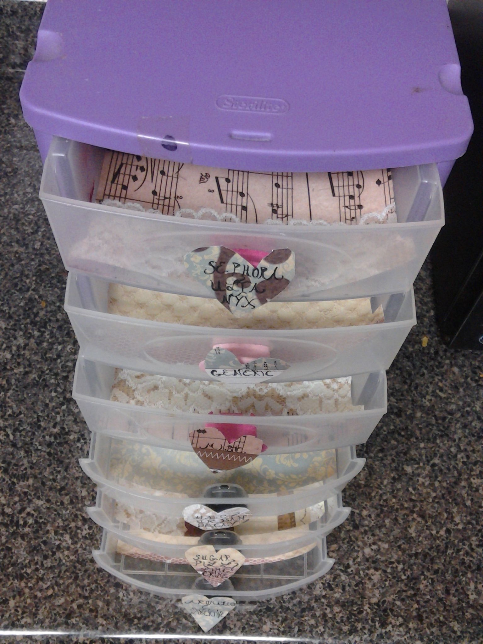 Sprucing Up Plastic Storage