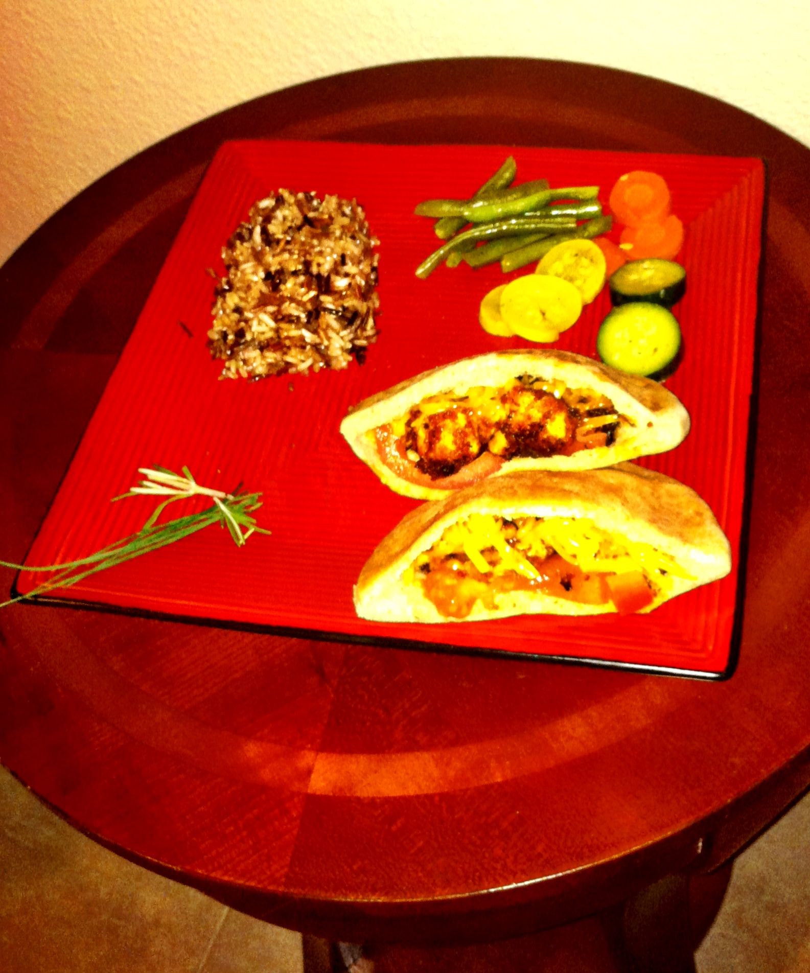 Crispy Chicken Pitas