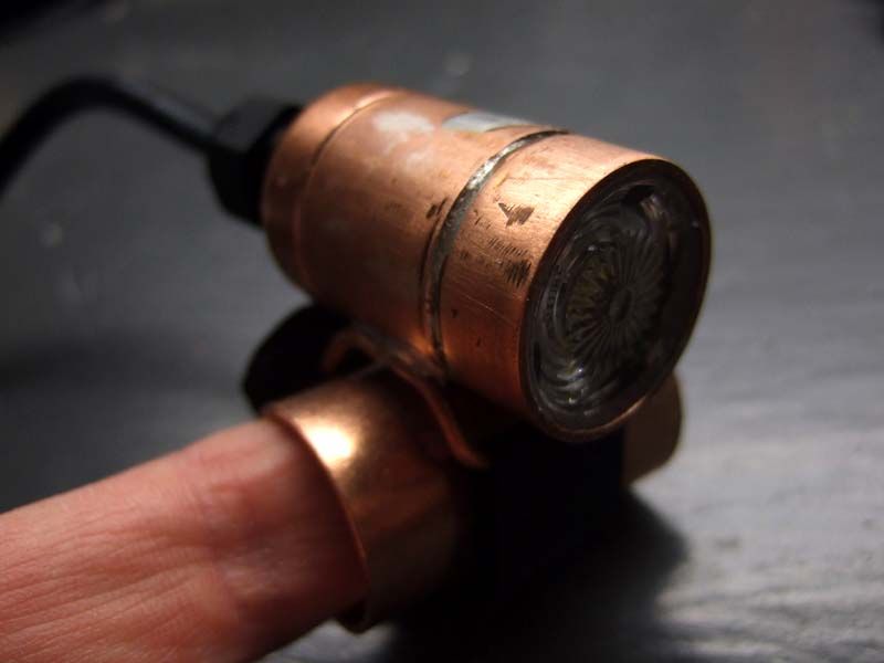 Improved High Power LED Bike Head Light With Integrated Heat Sink