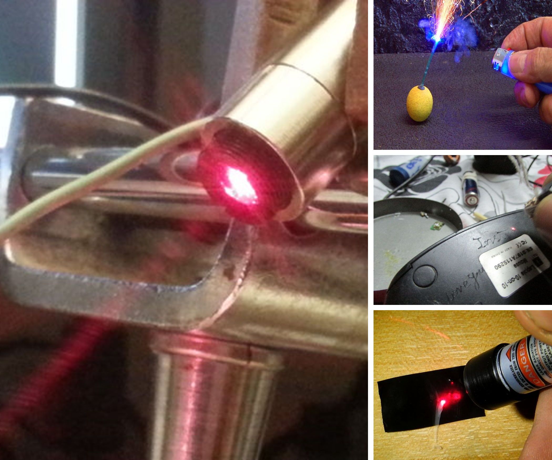 Burning Lasers