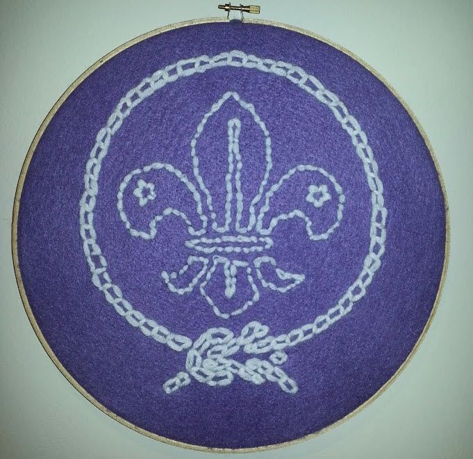Scouts Fleur De Lis - Sewing Project