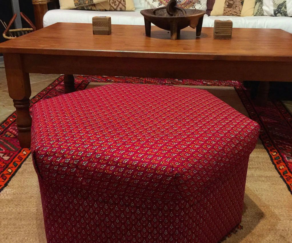 Milk Carton Pouf