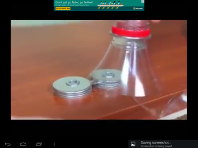 KEEP ROTATING THE BOTTLE WITH YOUR HAND TILL THE END.