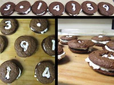 Whoopie Pi Pies With Whipped Cream Cheese Filling