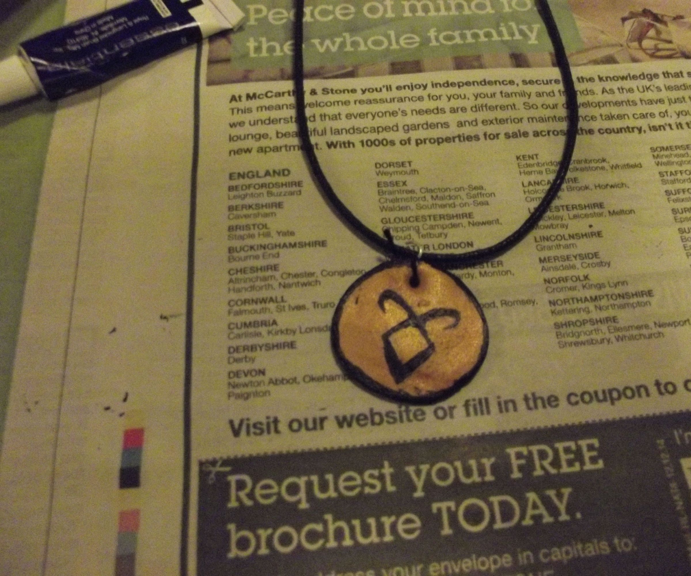 Rune Necklace (or Any Symbol!)