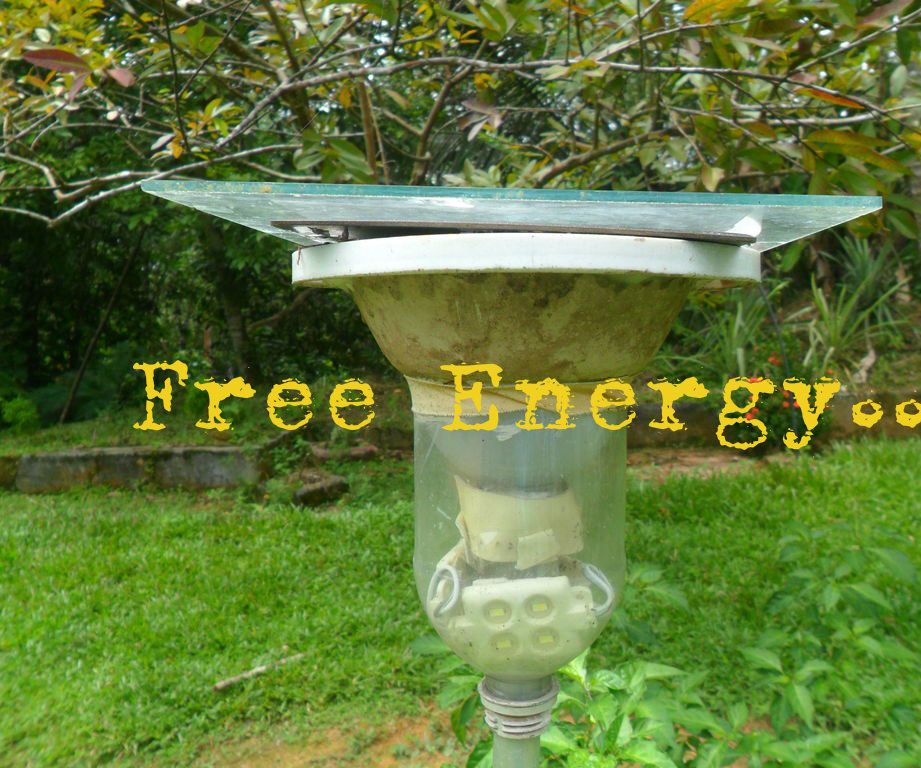 Automatic High Power Garden Lamp ( Using Waste )