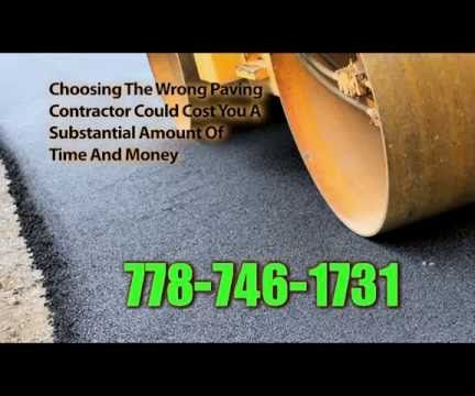 Paving Contractors Port Moody BC - Asphalt - Concrete - Driveway - Sealcoating