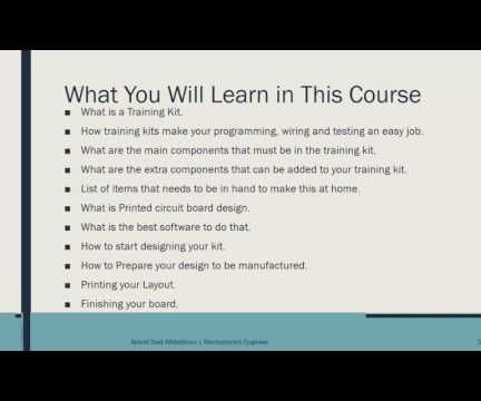 PIC Microcontroller Training Kit