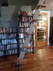 Space Saving Loft Ladder/ Stairs (100% Salvage Materials)
