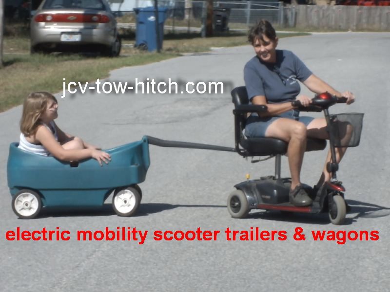 How to Haul Groceries Children Wagons, Carts & Trailers With Electric Mobility Scooters.