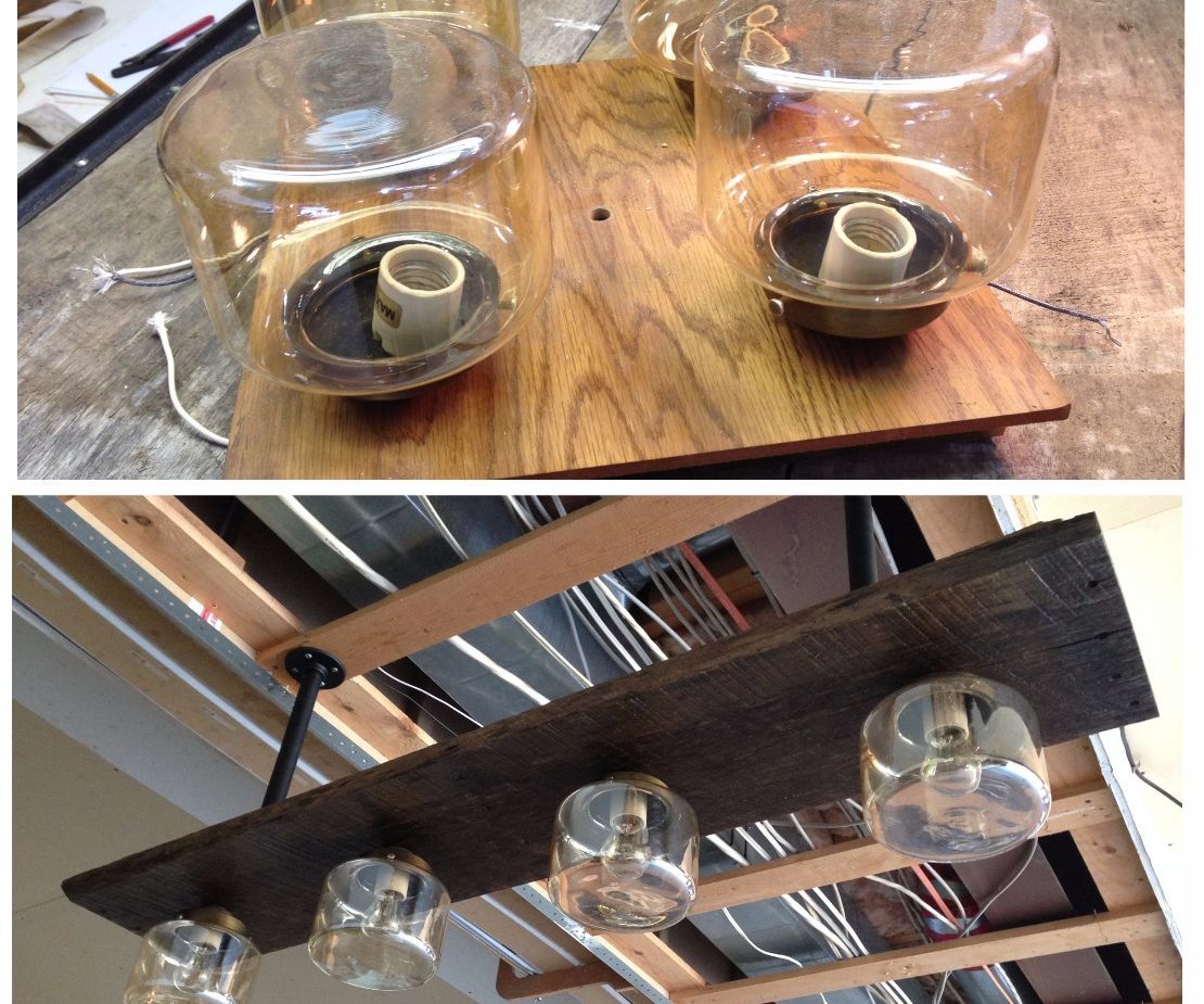 Repurposed Ceiling Light