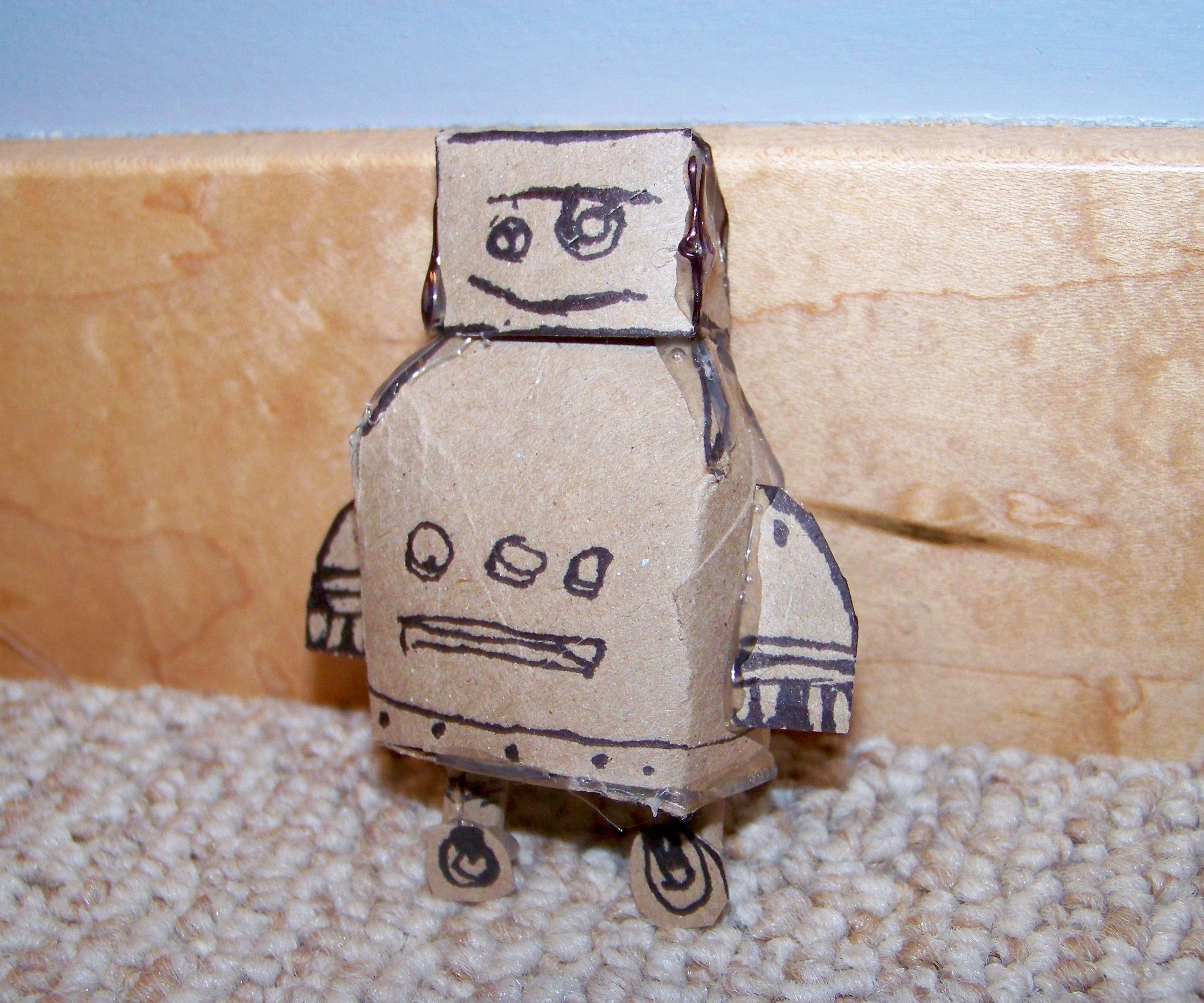 Completely Recycled Instructables Robot!