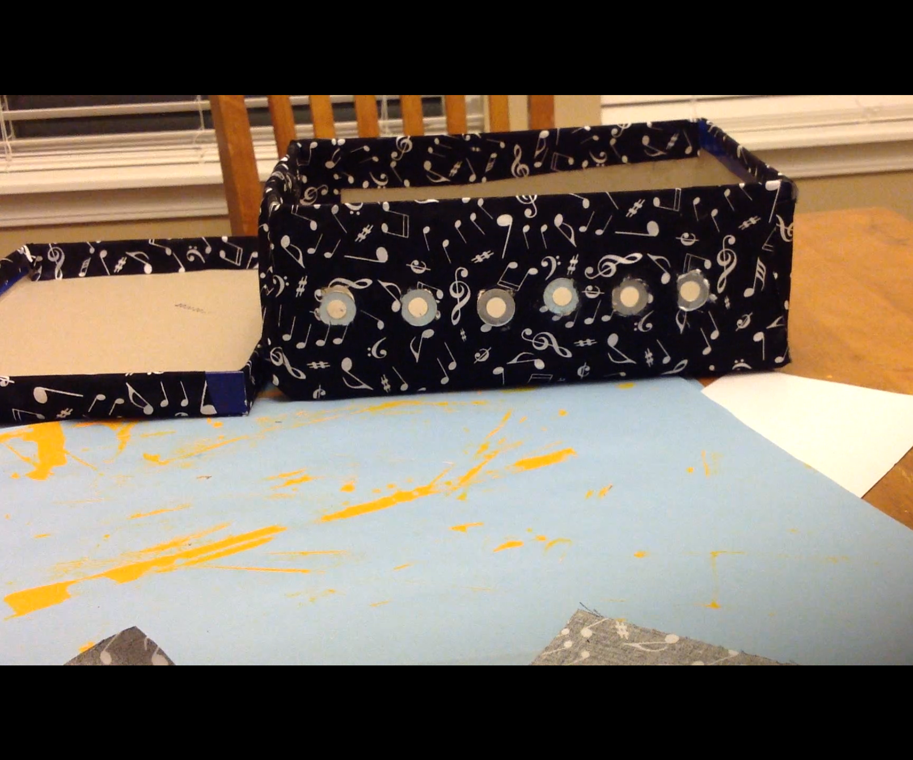 DIY shoebox charging station #1