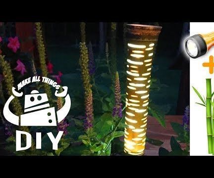 DIY - LED Flashlight Landscape torch