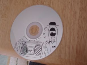 CD Scratch Art